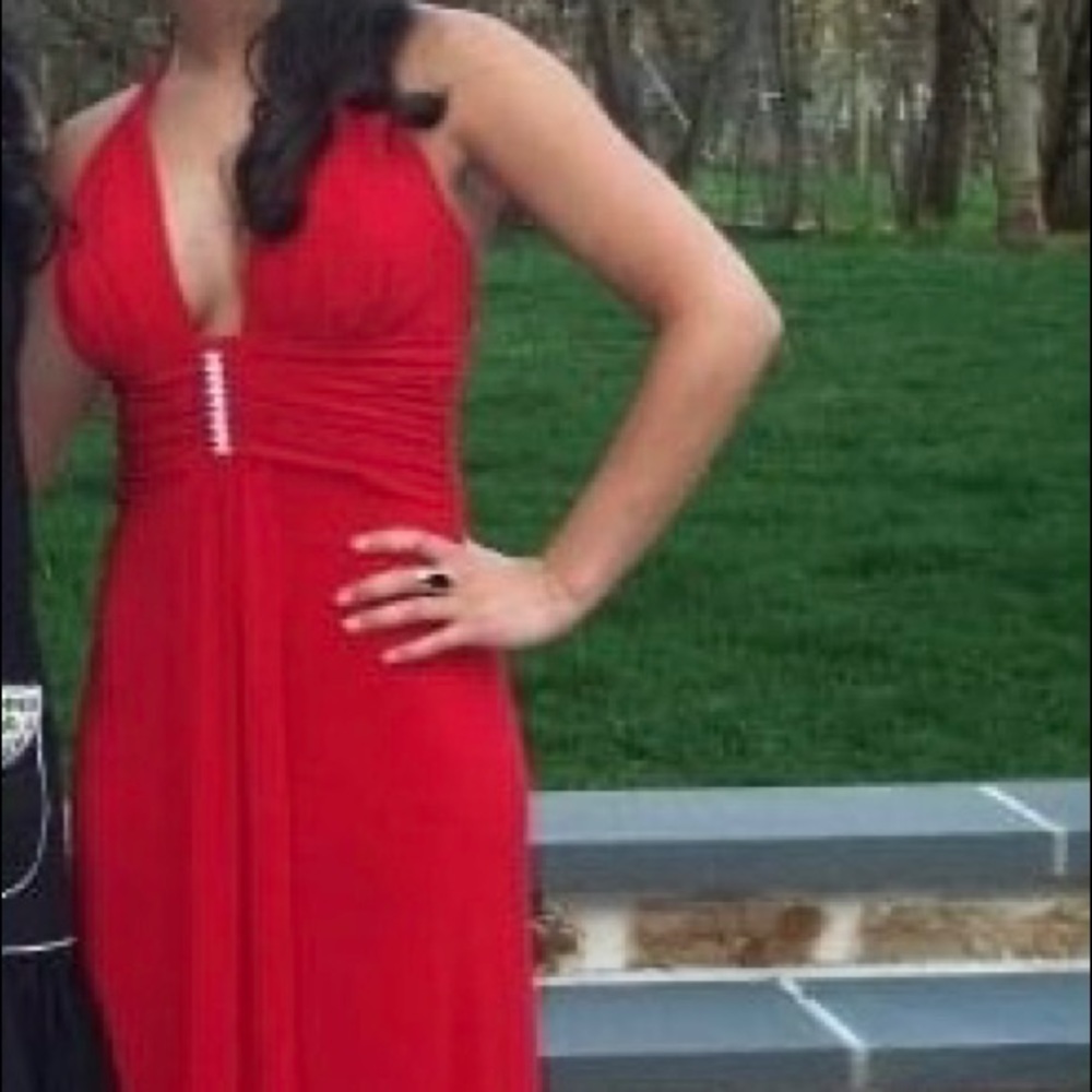 Red prom dress